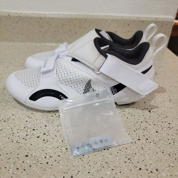 New Women's Nike Superrep Cycle Bike Riding Shoes White CJ0775-100 - W 7.5 - Picture 4 of 10